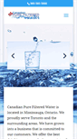 Mobile Screenshot of canadianpurefilteredwater.com